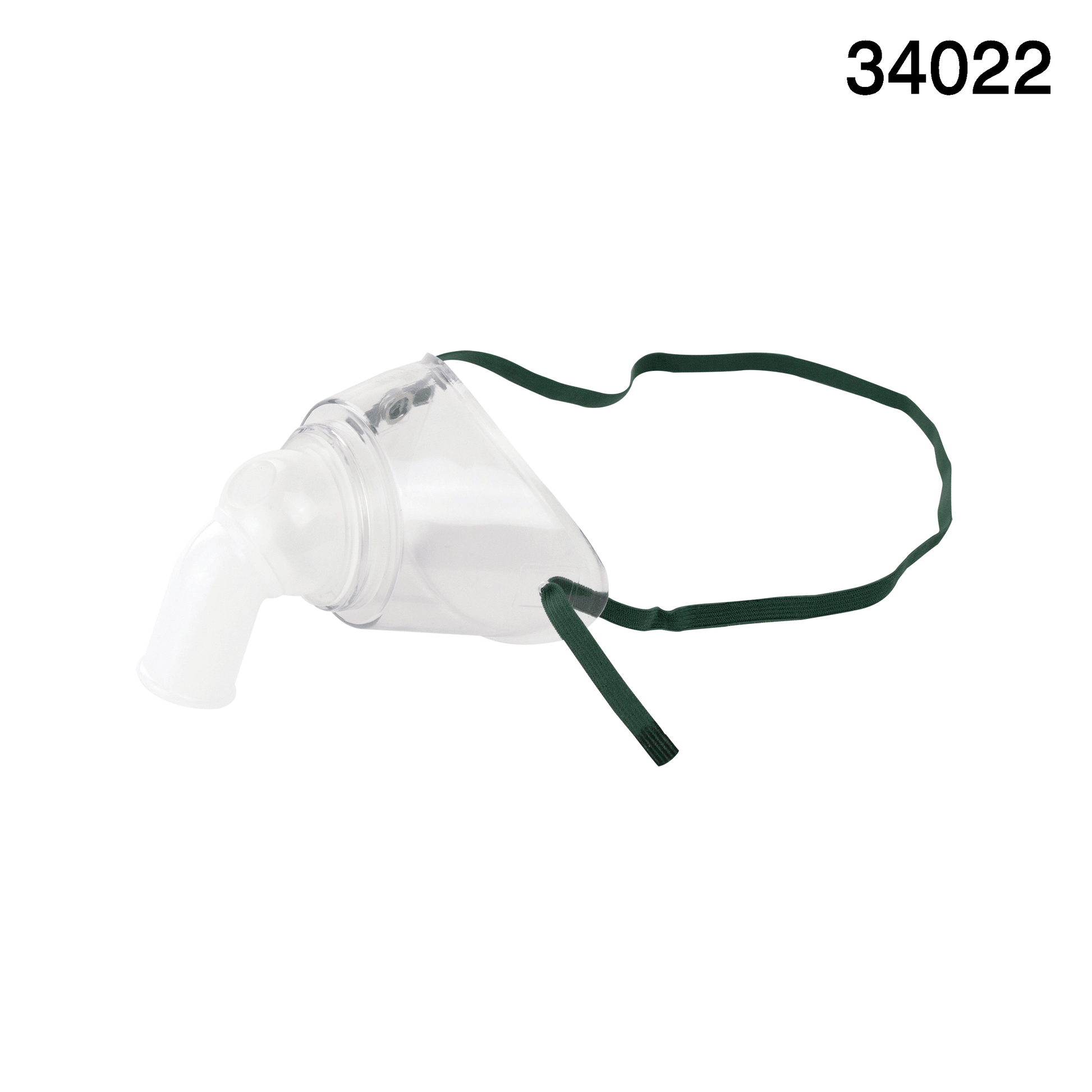 Resp-O2 Pediatric Tracheostomy Mask Accepts 22mm One Side Snap 50/cs medical supply