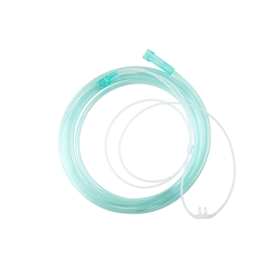 Resp-O2 Nasal Oxygen Cannula Cushion Tip 7 ft Crush Resist Neonatal Standard 50/cs medical supply