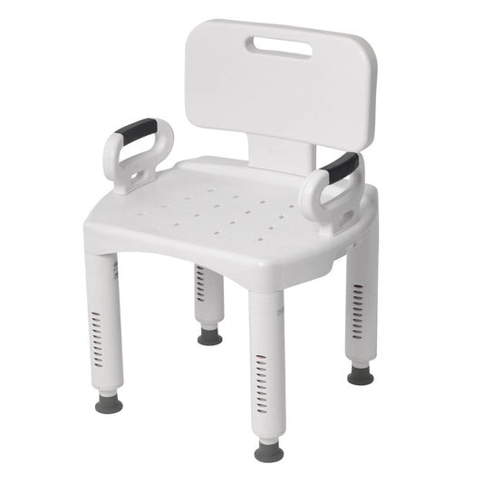 Drive Medical Premium Series Shower Chair with Back and Arms medical supply