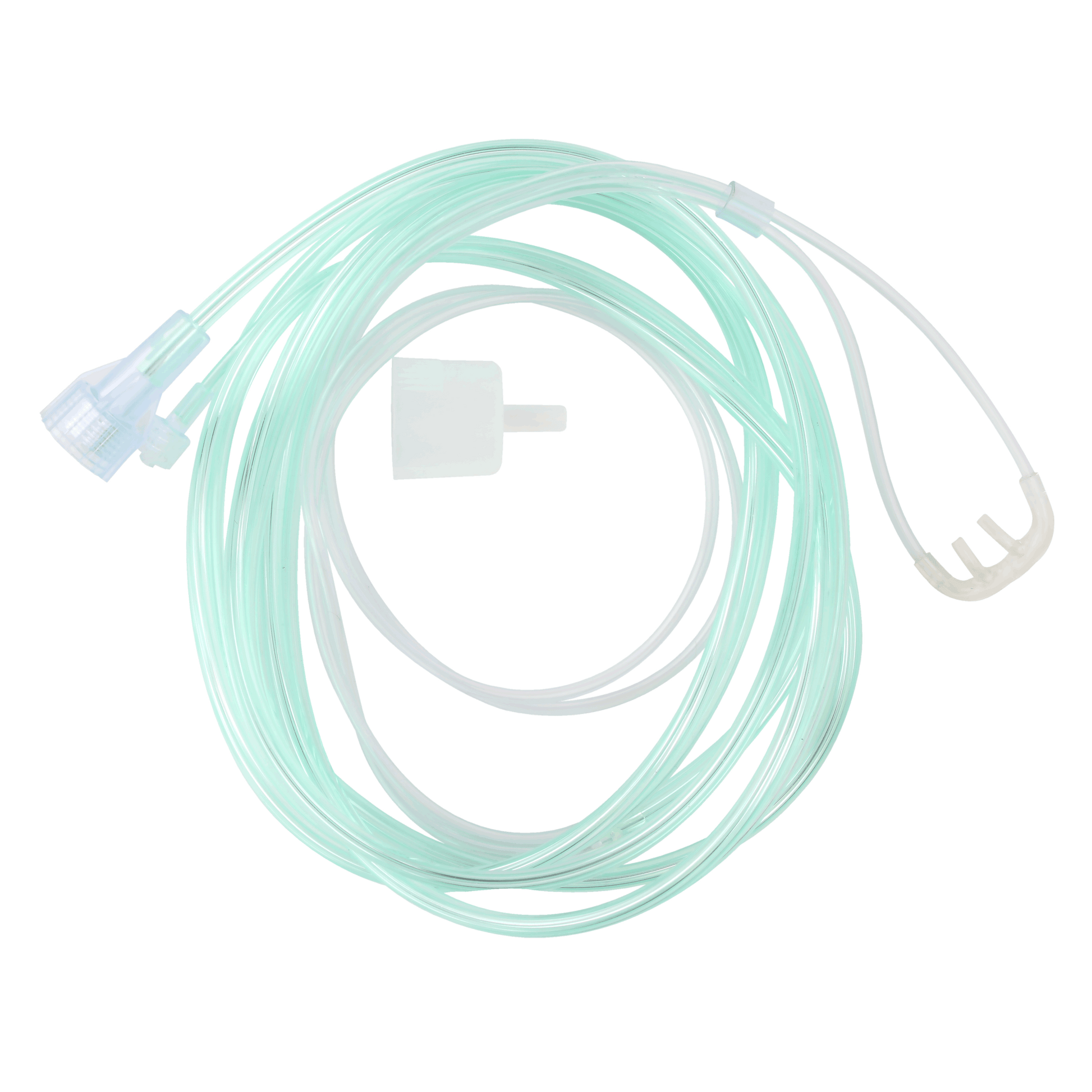 Resp-O2 EtCO2 Nasal Sampling Cannula 7ft Male Luer Adult Universal 25/cs medical supply