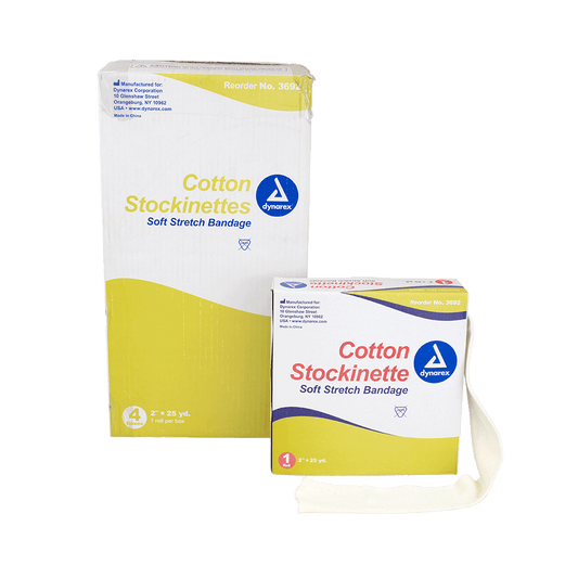 Dynarex Cotton Stockinette 2 inch x 25 yd Case of 4 medical supply