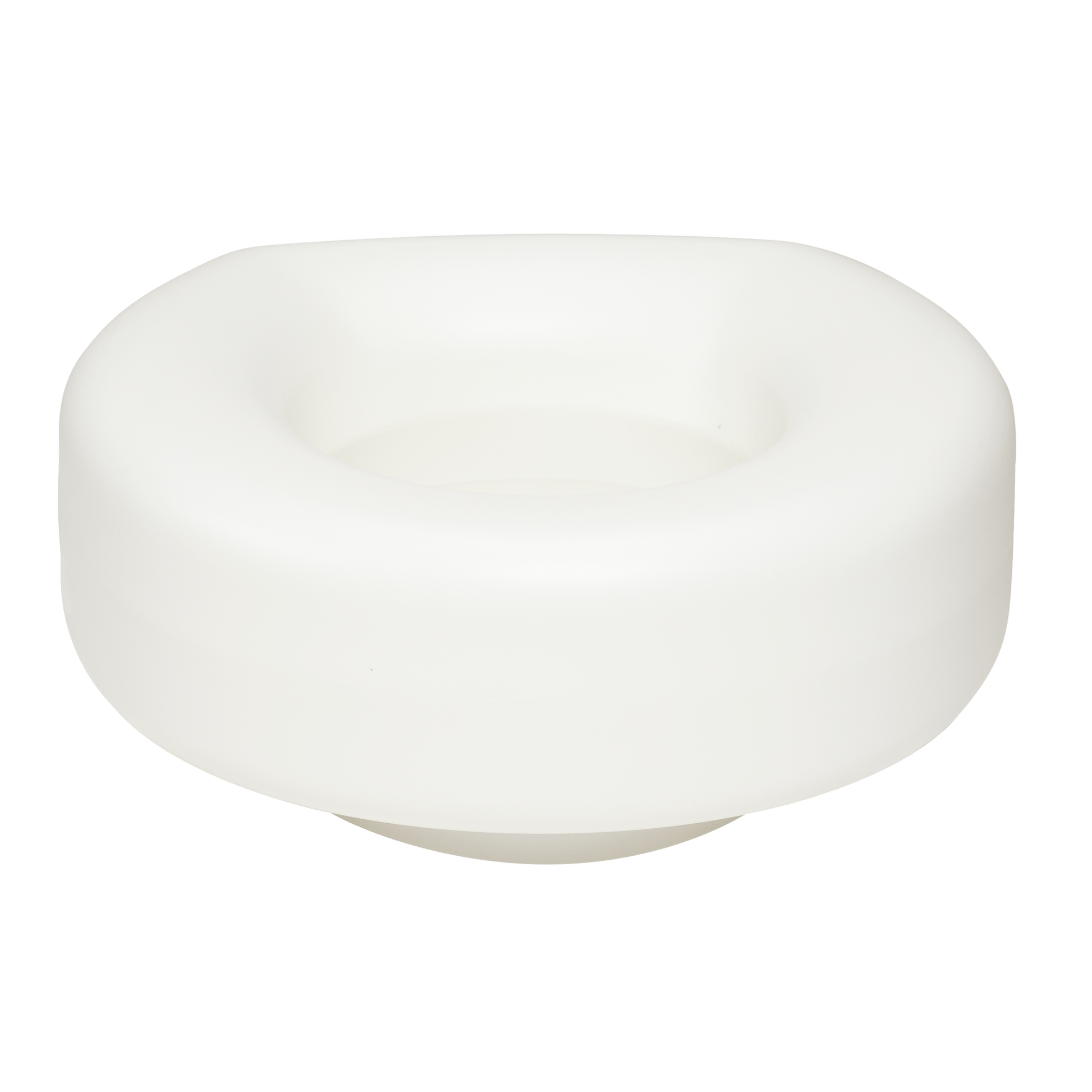 Dynarex Molded Raised Plastic Toilet Seat White 1pc/bx medical supply
