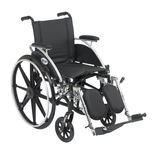 Drive Medical Viper Wheelchair 12in Desk Arms Elevating Legrests medical supply
