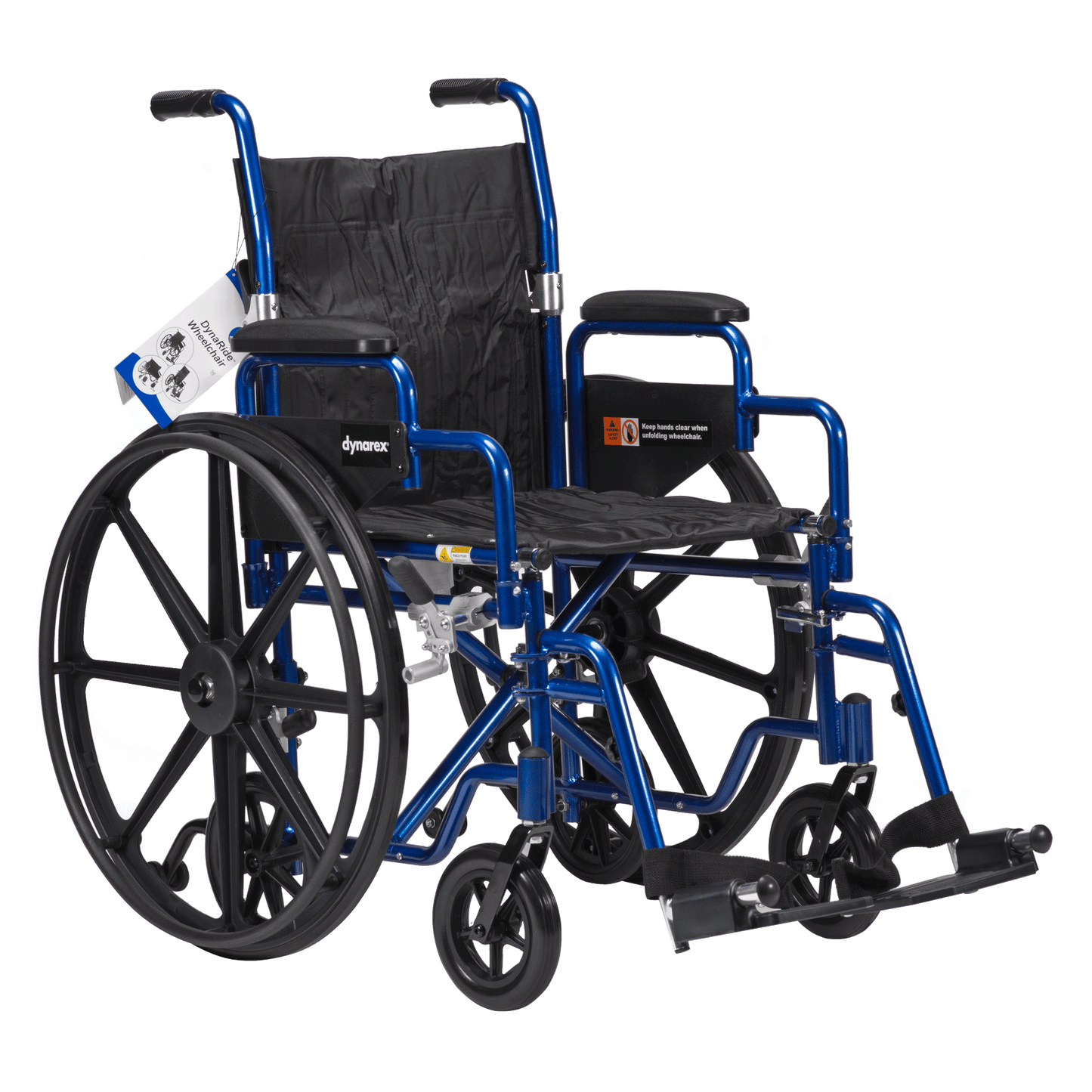 Dynarex DynaRide Convertible 18 x 16 Detachable Desk Arm Blue medical supply
