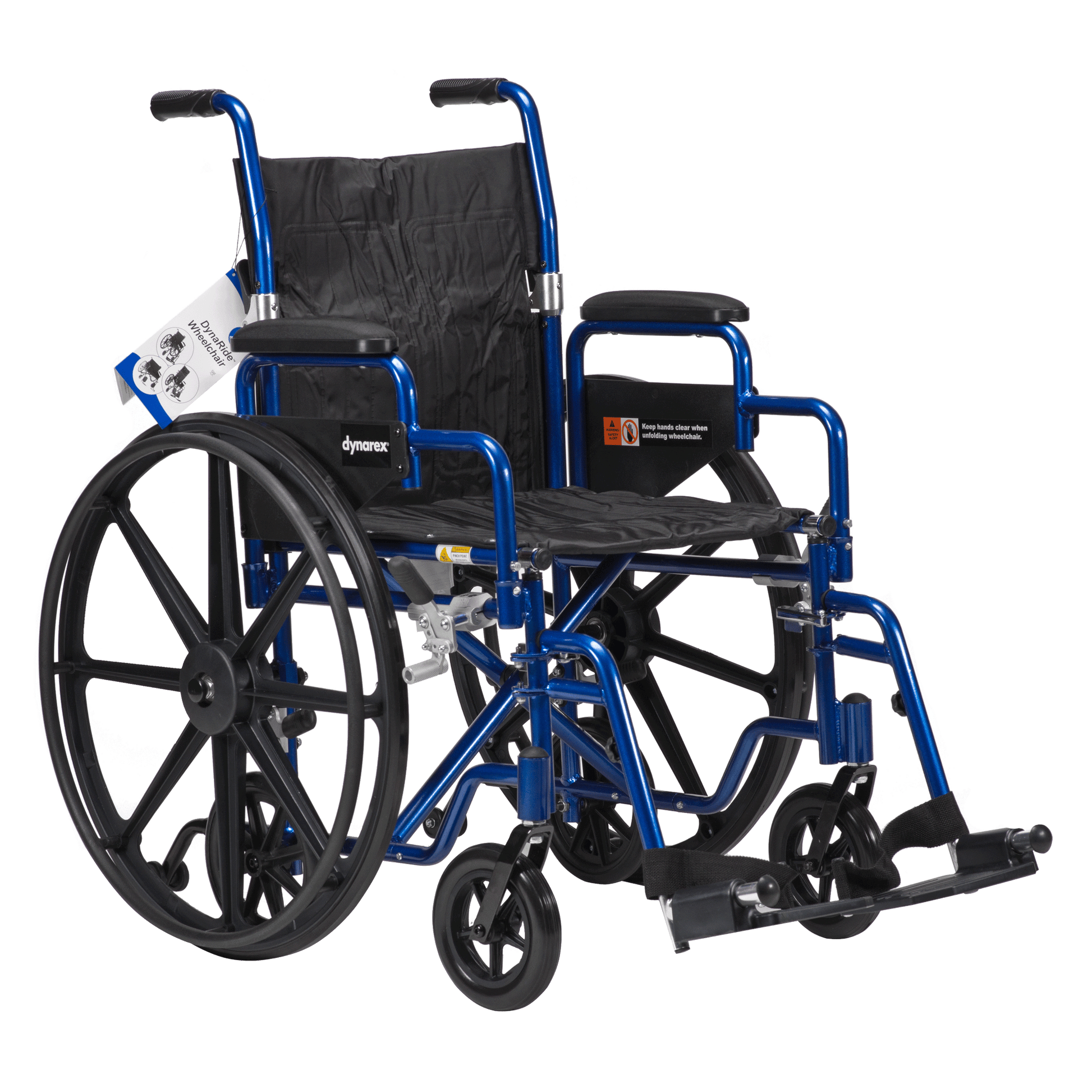 Dynarex DynaRide Convertible 18 x 16 Detachable Desk Arm Blue medical supply