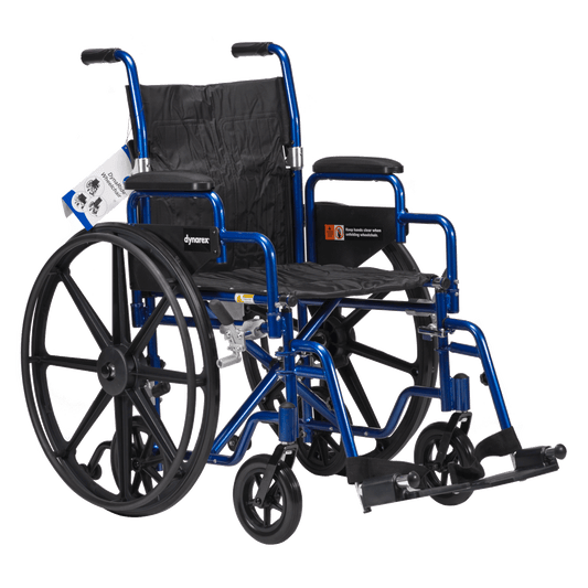 Dynarex DynaRide Convertible 18 x 16 Detachable Desk Arm Blue medical supply