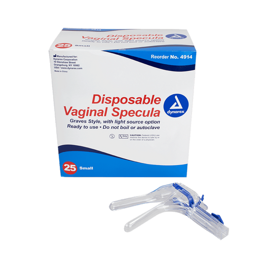Dynarex Vaginal Specula Disposable with Light Small Case medical supply
