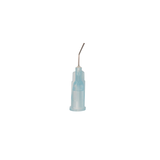 Dynarex Pre-Bent Flow Etch Tips 25G Blue 25/100 Case medical supply