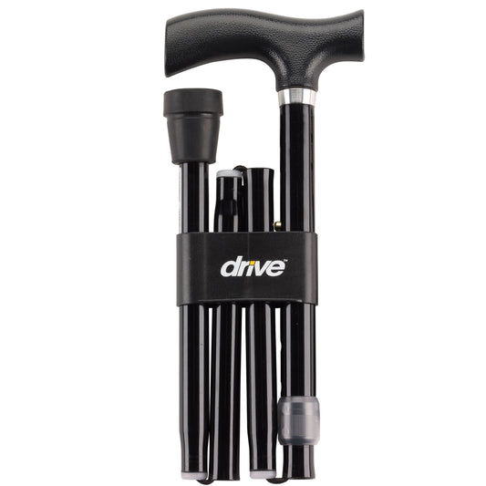 Drive Medical Heavy Duty Folding Cane Lightweight Adjustable T Handle medical supply