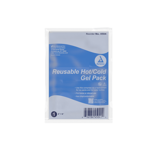 Dynarex Reusable Hot Cold Gel Pack 4" x 6" 24/Case medical supply