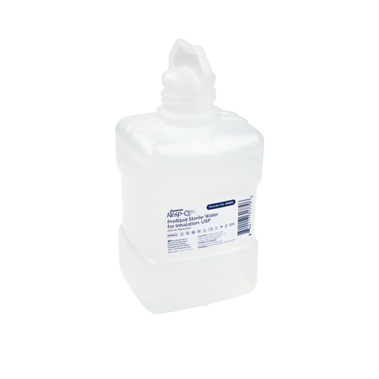 Resp-O2 Prefilled Sterile Water for Inhalation 500 mL 12 Case medical supply