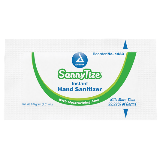 DynaSafety Instant Hand Sanitizer 0.9 g Packet 12/144/cs medical supply