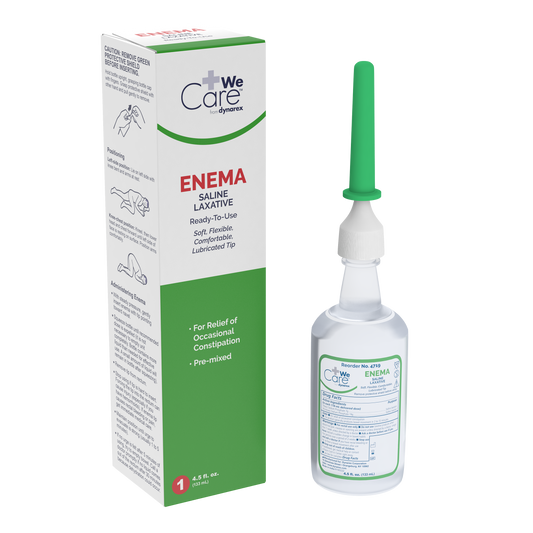 WeCare Saline Laxative Enema 4.5 oz 48/cs medical supply