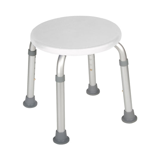 Drive Medical Adjustable Height Bath Stool White medical supply