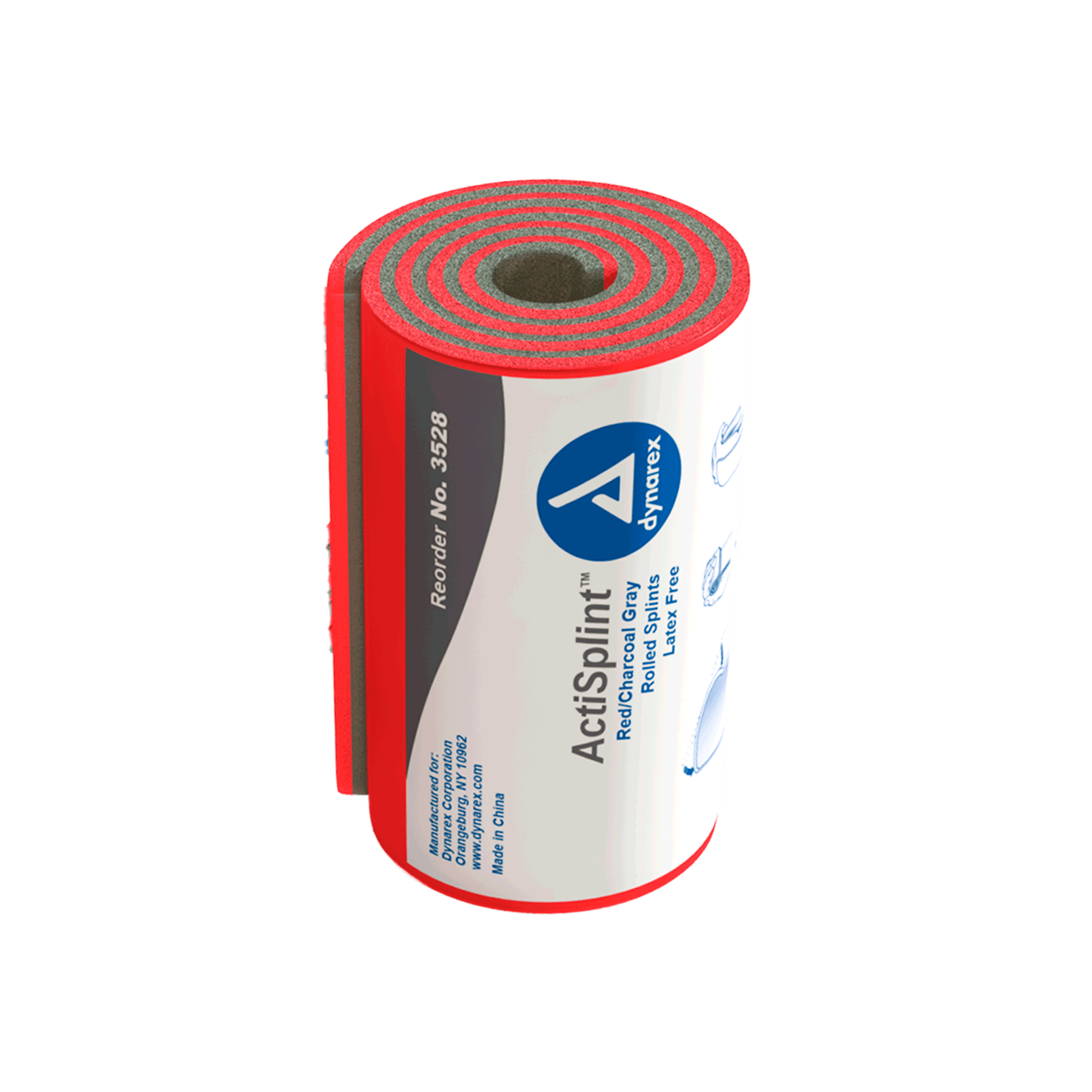 DynaSafety ActiSplint Rolled 36 inch 50/cs medical supply