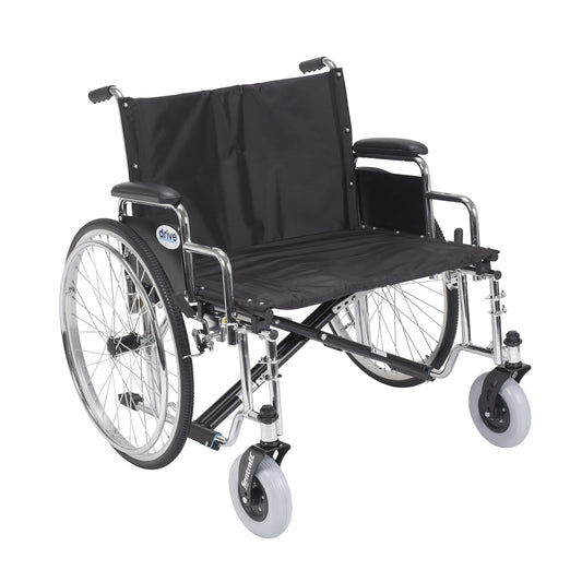 Drive Medical Sentra EC Extra Wide Wheelchair Detachable Desk Arms 26 inch Seat medical supply
