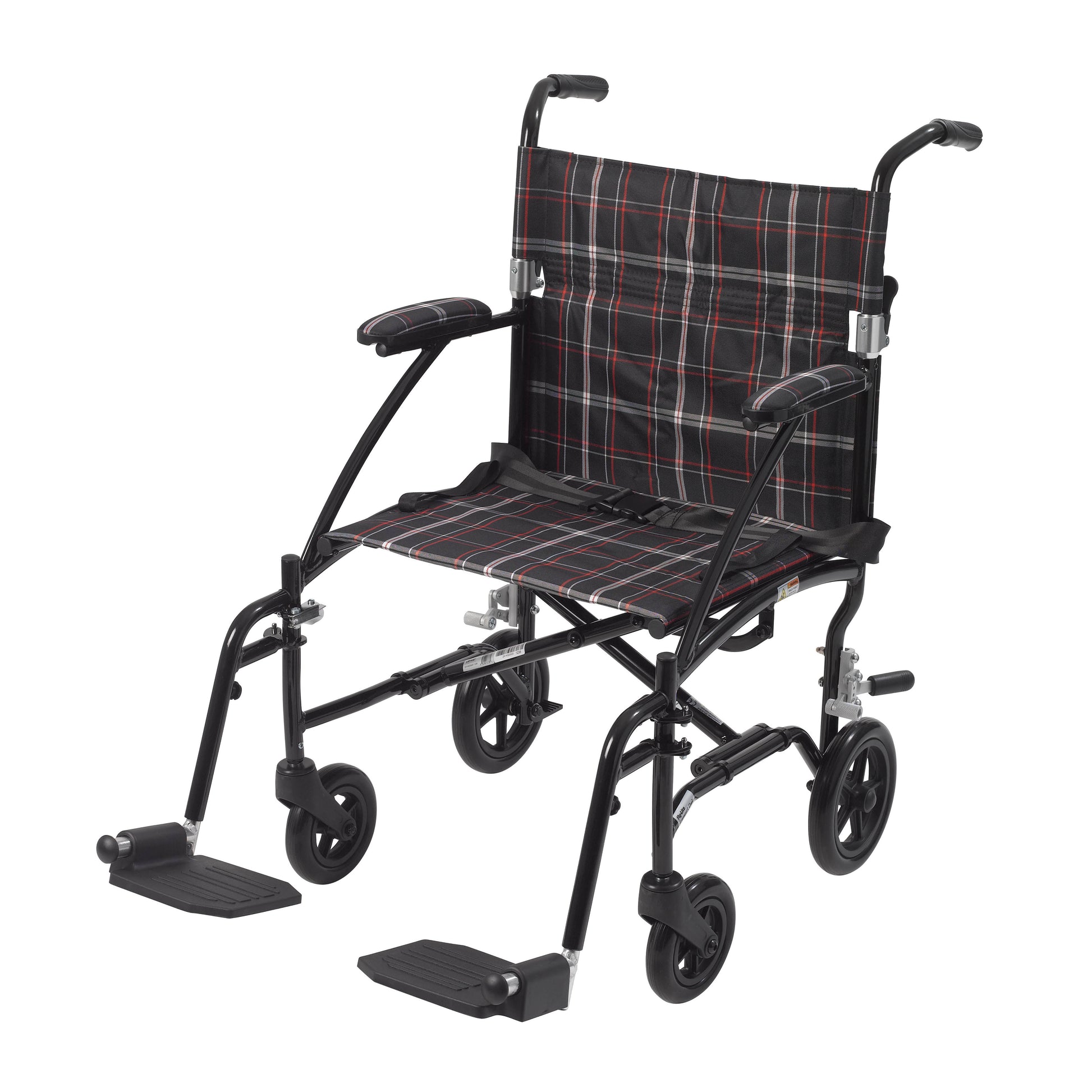 Drive Medical Fly Lite Ultra Lightweight Transport Wheelchair Black medical supply