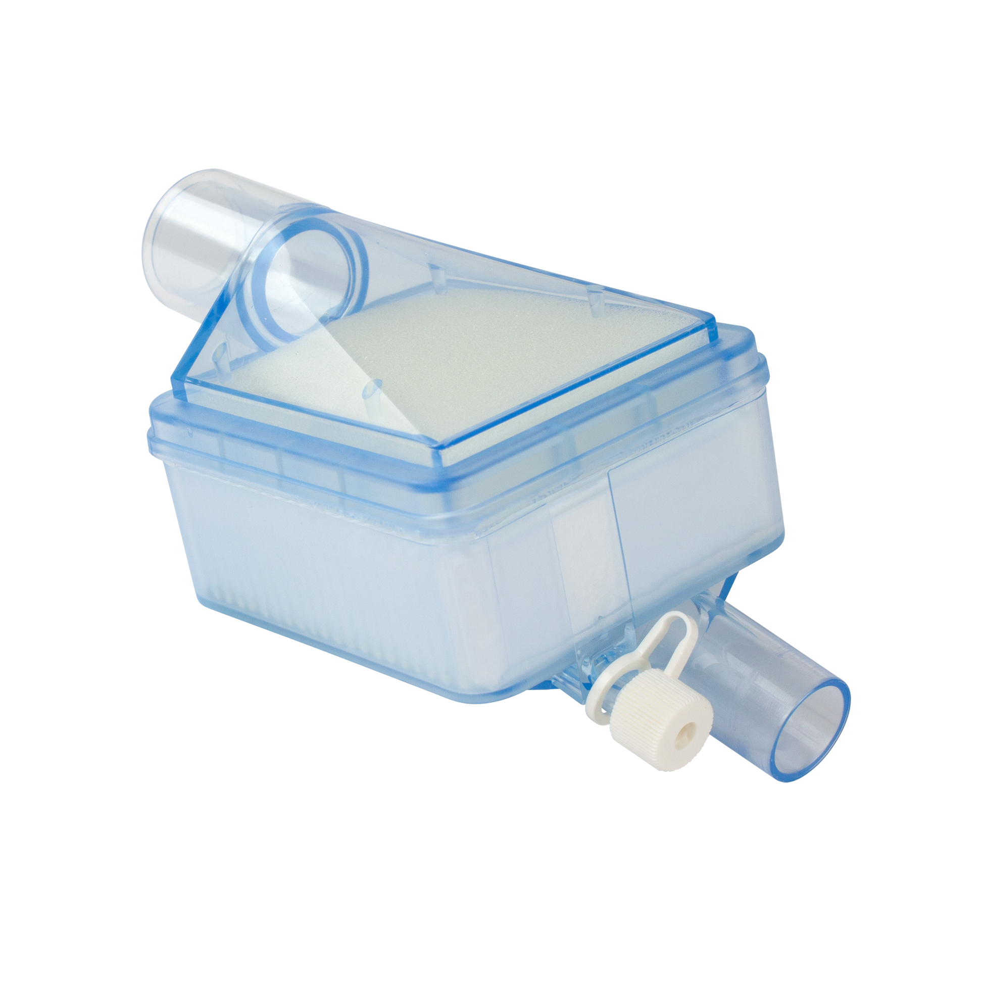 Resp-O2 HMEF 1500 HEPA Filter CO2 Port Adult 25/cs medical supply