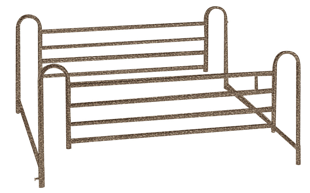 Drive Medical Full Length Hospital Bed Side Rails 1 Pair medical supply