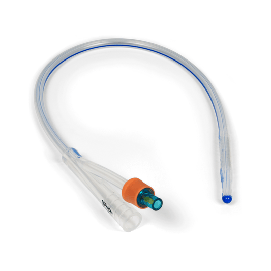 Dynarex Silicone Foley Catheter 2-Way Standard 16 Fr 30 cc 10/bx medical supply