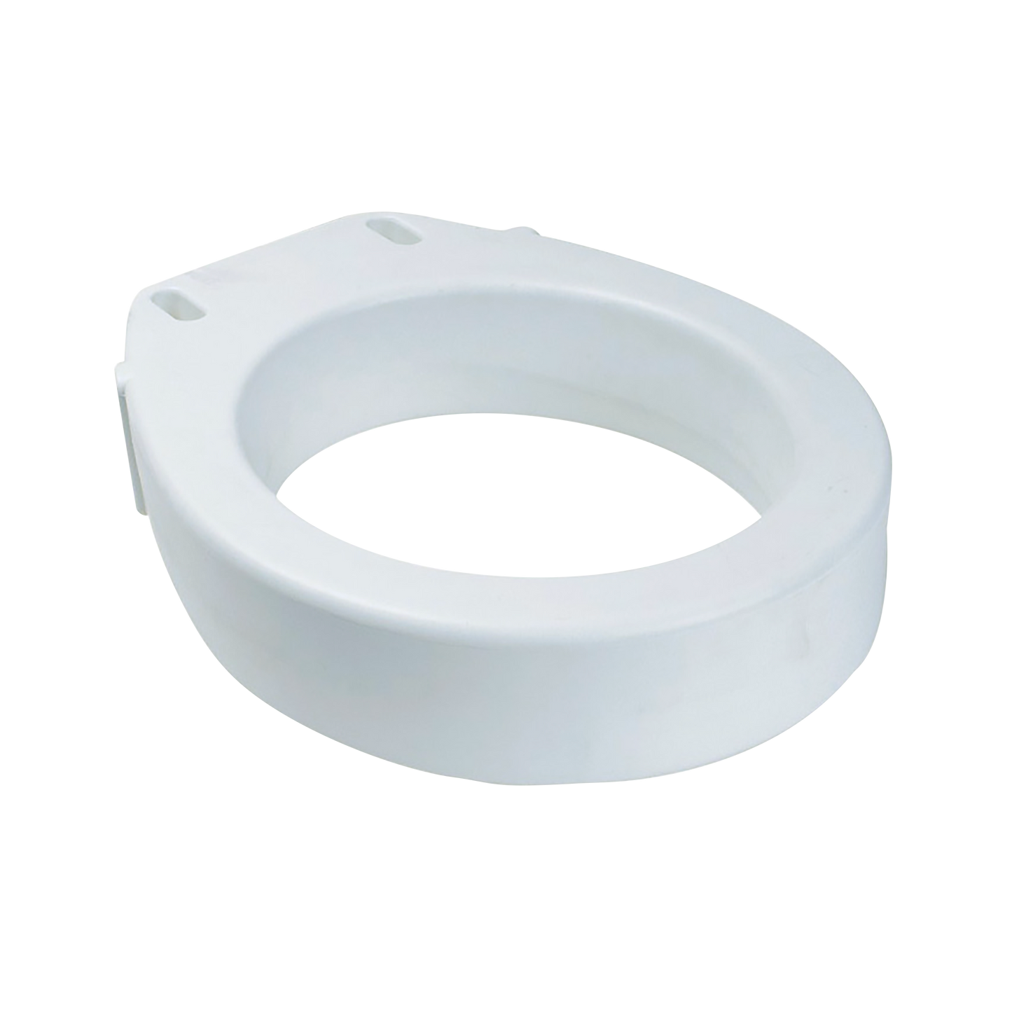 Dynarex Elongated Raised Toilet Seat without Arms White 1pc Box medical supply