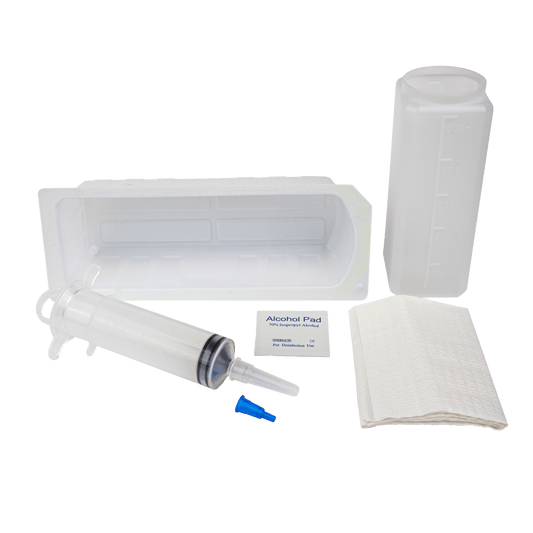 Dynarex Irrigation Tray with Piston Syringe 60 cc 20/cs medical supply