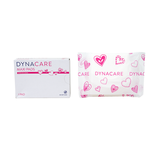 DynaCare Maxi Pads Super with Wings #4 Box 200/cs medical supply