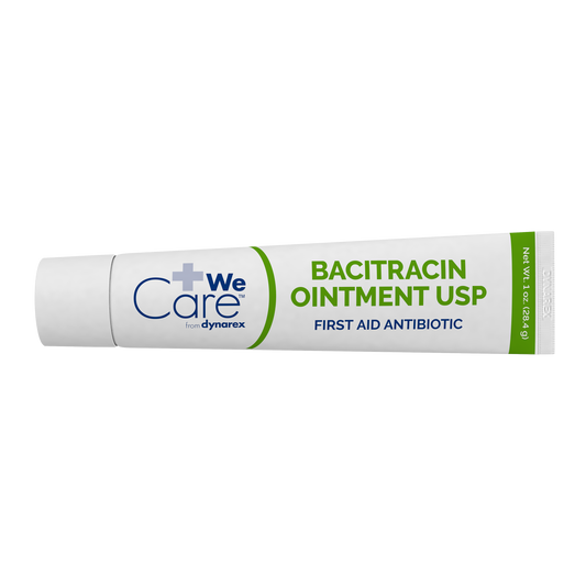 WeCare Bacitracin Ointment 1 oz Tube Case medical supply