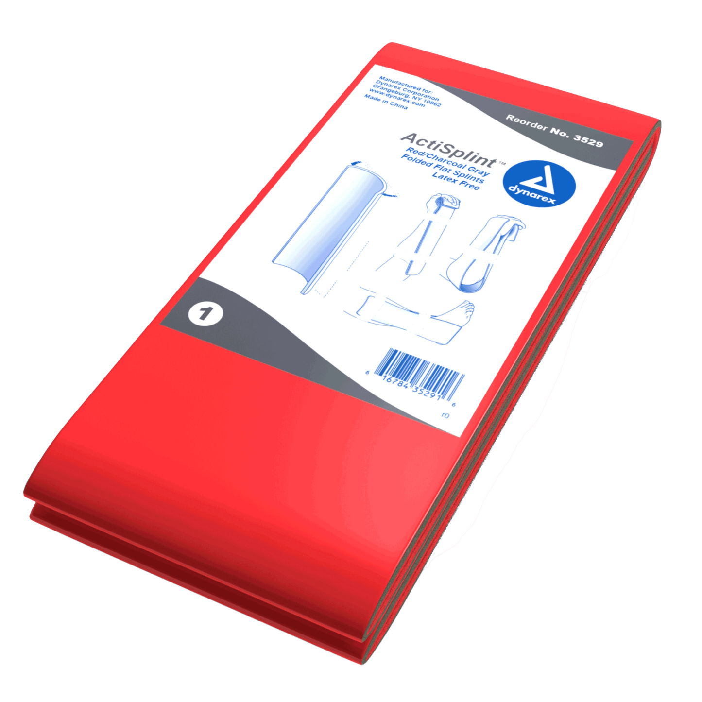 DynaSafety ActiSplint Folded Flat 36 inch 50/cs medical supply