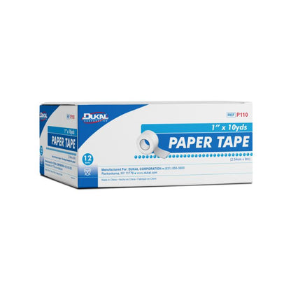 Dukal Paper Tape 1" x 10 yd Case of 144 medical supply