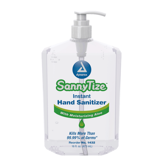DynaSafety Instant Hand Sanitizer 16 oz Square Pump 12/cs medical supply