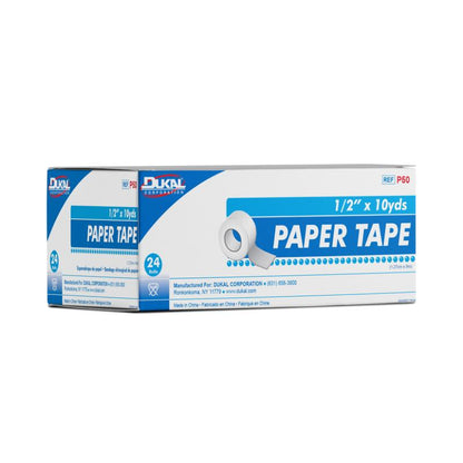 Dukal Paper Tape 1/2" x 10 yd Case of 288 medical supply