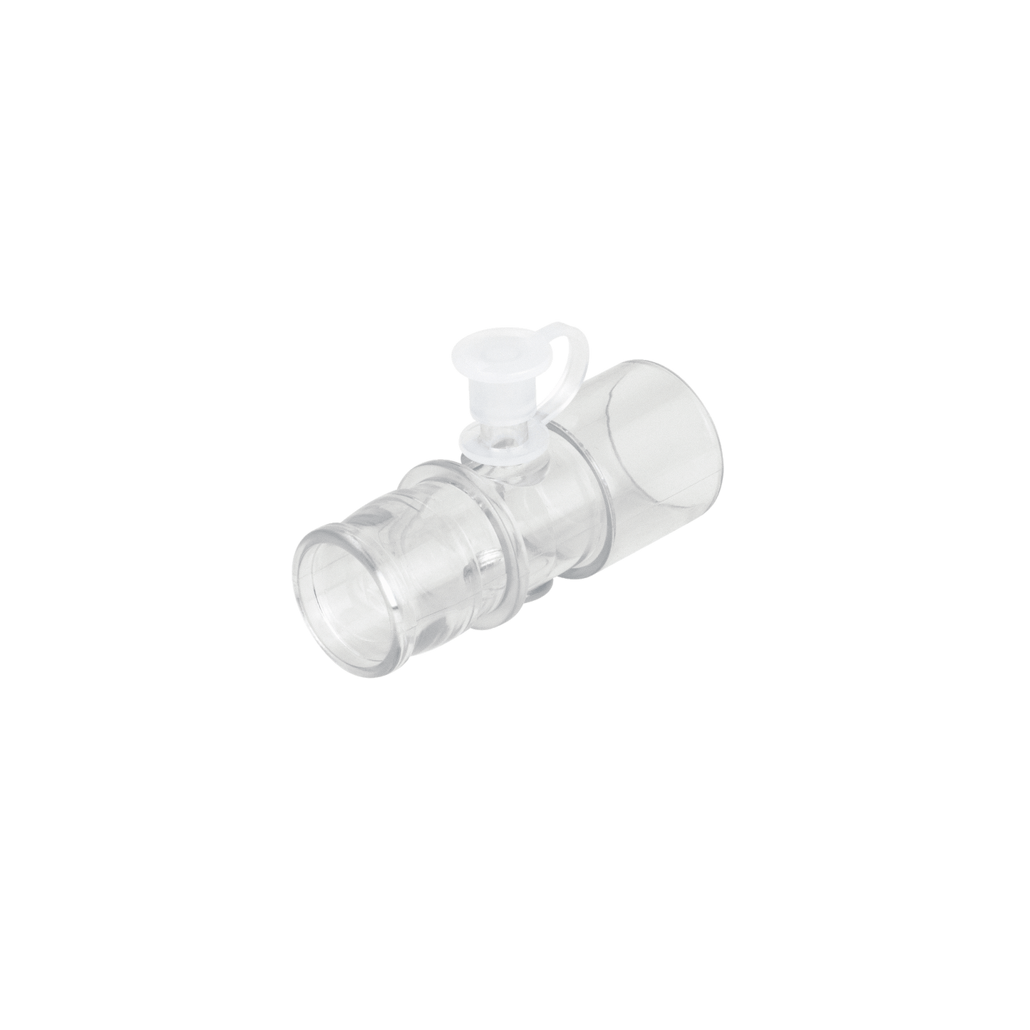 Resp-O2 Straight Adaptor with Oxygen Stem 22 mm 50/cs medical supply
