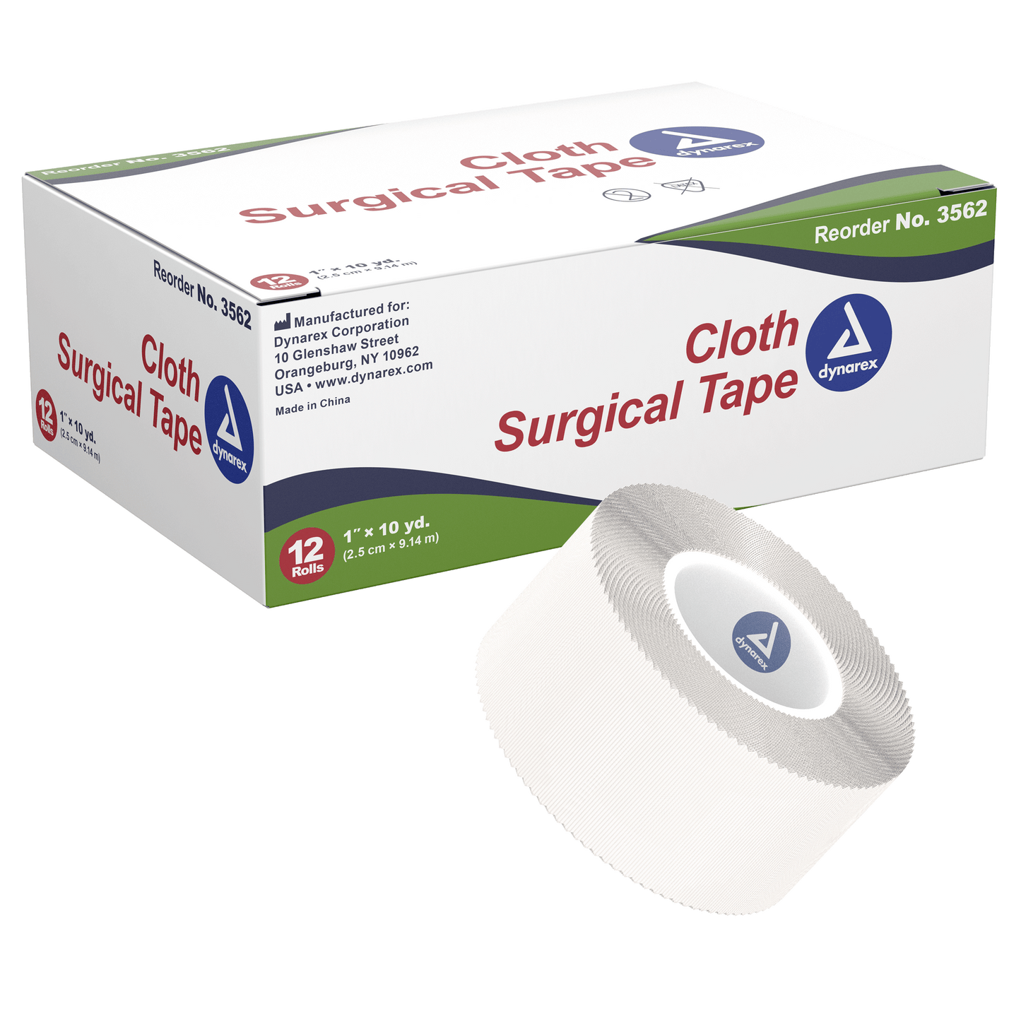 Dynarex Cloth Surgical Tape 1 inch x 10 yd Case medical supply