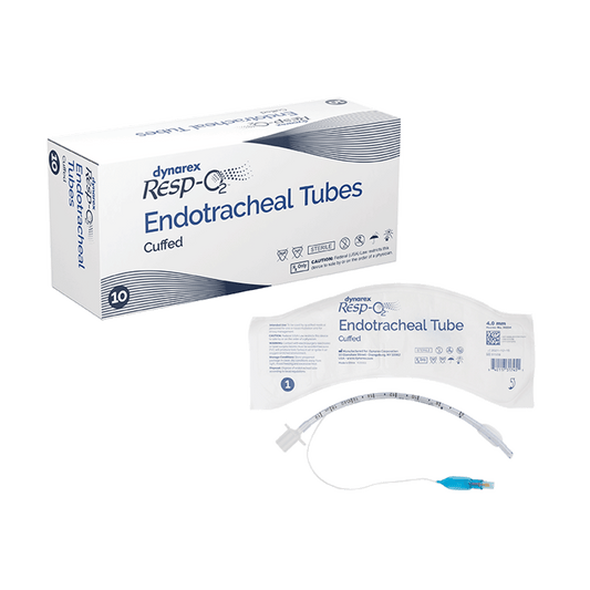 Resp-O2 Cuffed Endotracheal Tubes 4.0 mm 10 Box medical supply