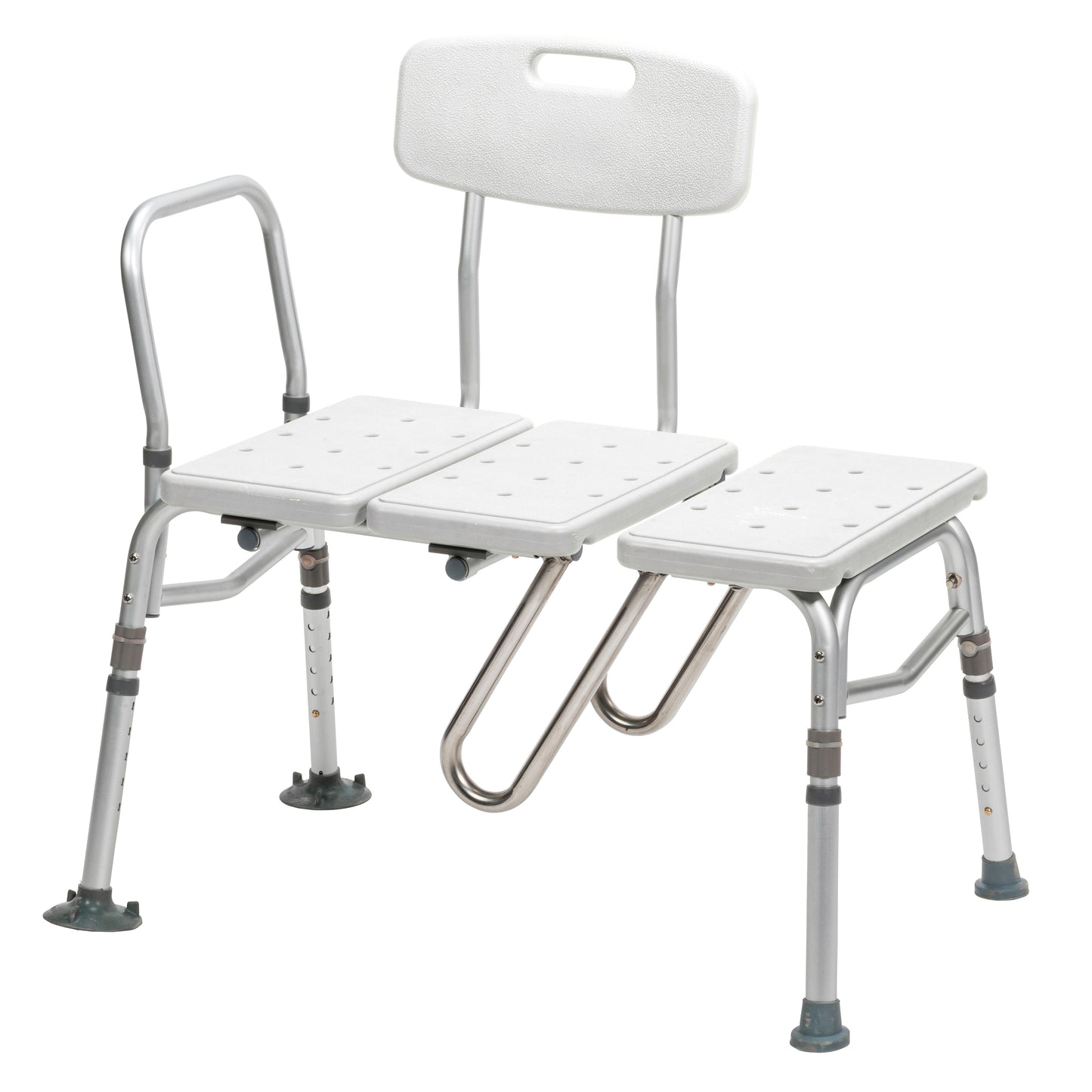 Drive Medical Splash Defense Transfer Bench with Curtain Guard medical supply
