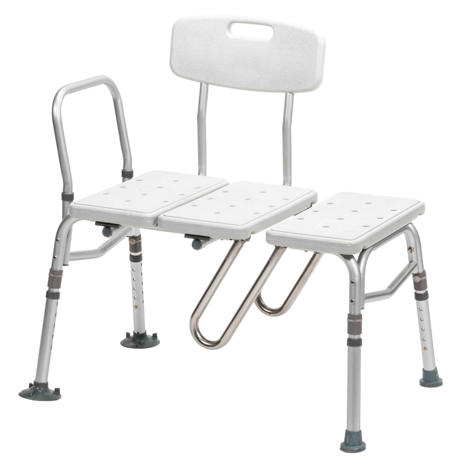 Drive Medical Splash Defense Transfer Bench with Curtain Guard medical supply