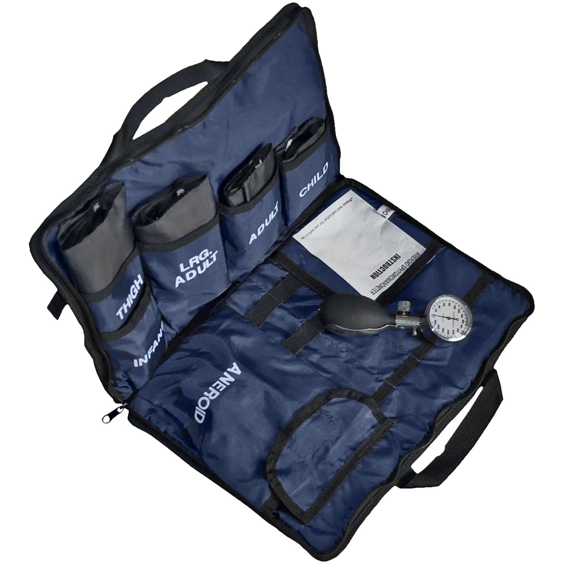 Dynarex Blood Pressure Cuff Kit Infant Pediatric Adult Large Adult Case of 5 medical supply