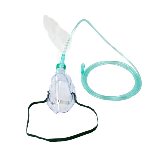Resp-O2 Non-Rebreather Elongated Mask Adult 1000 ml 50/cs medical supply