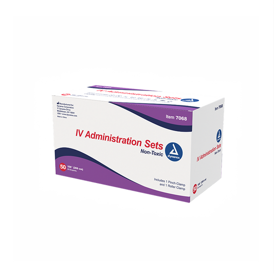 Dynarex IV Administration Set 20 Drop 106in Zyno Pump medical supply
