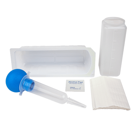 Dynarex Irrigation Tray with Bulb Syringe 60 cc 20/cs medical supply