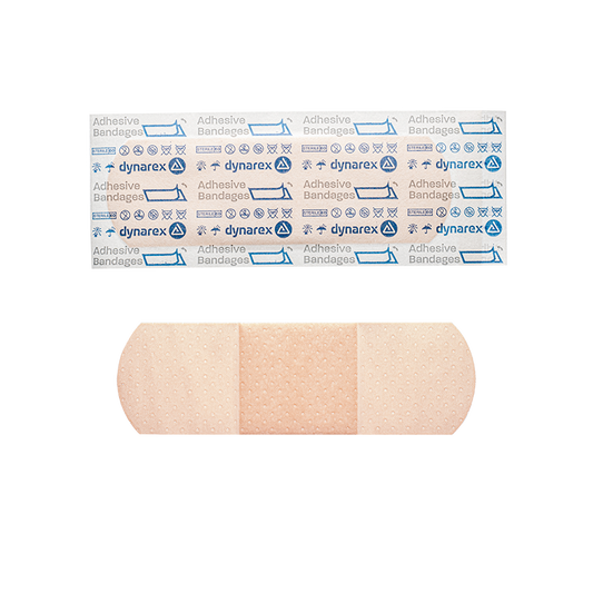 DynaSafety Sheer Plastic Adhesive Bandages Sterile 1 x 3 in 5000/cs medical supply