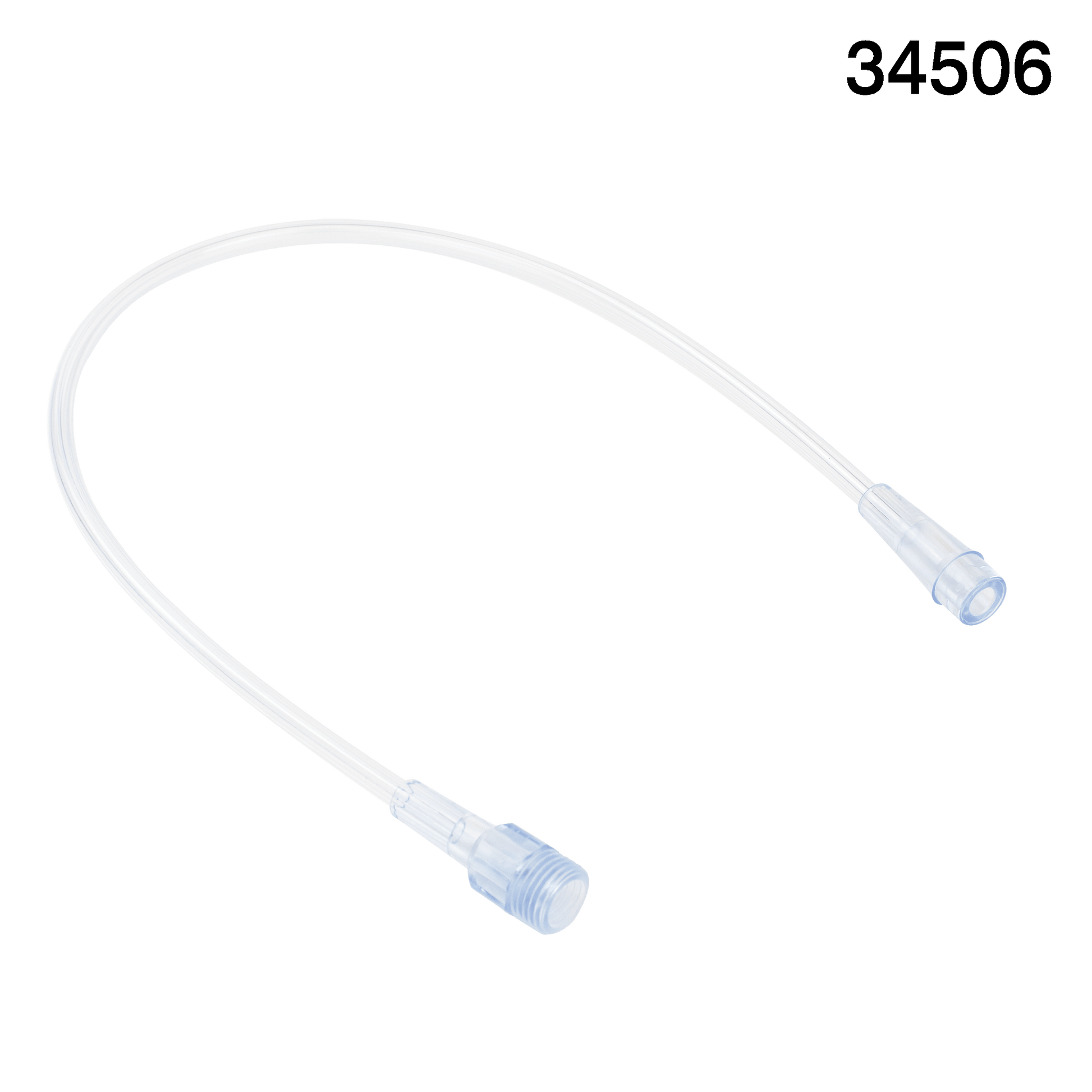 Resp-O2 Oxygen Humidifier Straight Connector With Tubing 50/cs medical supply