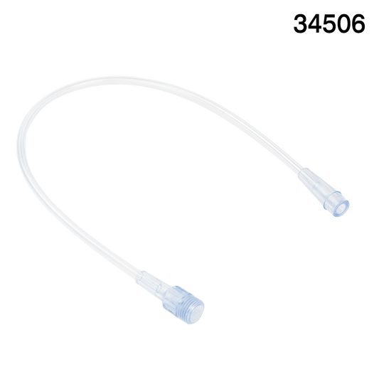 Resp-O2 Oxygen Humidifier Straight Connector With Tubing 50/cs medical supply