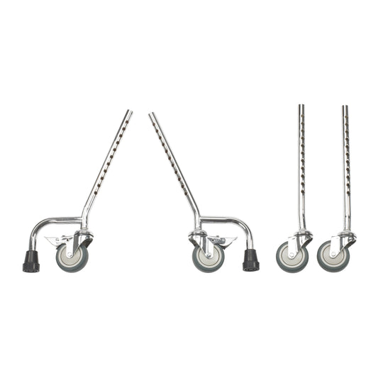 Inspired by Drive First Class School Chair Legs with Casters Small Pack of 4 medical supply