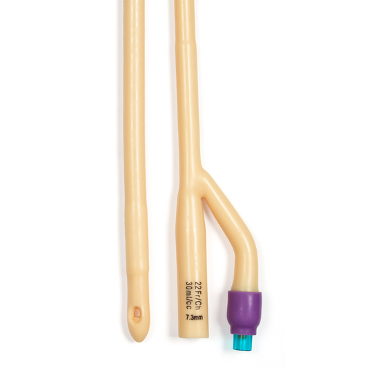 Dynarex Foley Catheters 22 Fr 30 cc 10/cs medical supply