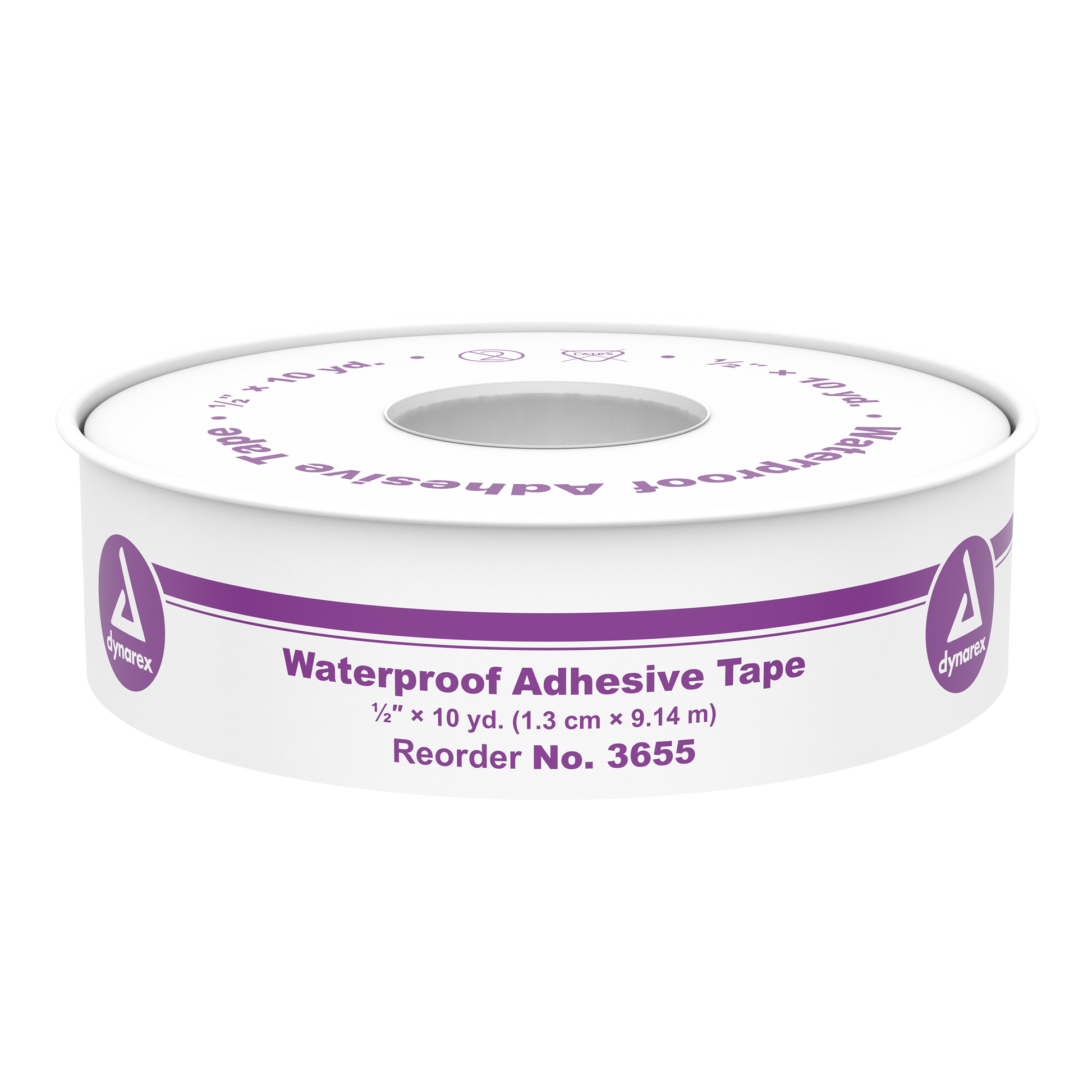 DynaSafety Waterproof Adhesive Tape 1/2in x 10 yd 144/cs medical supply