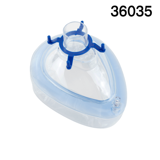 Resp-O2 Air Cushion Mask #5 Large Adult Blue Hook Case medical supply