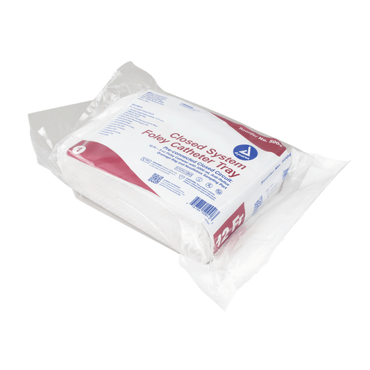 Dynarex Closed System Foley Catheter Tray 12 Fr Case of 10 medical supply