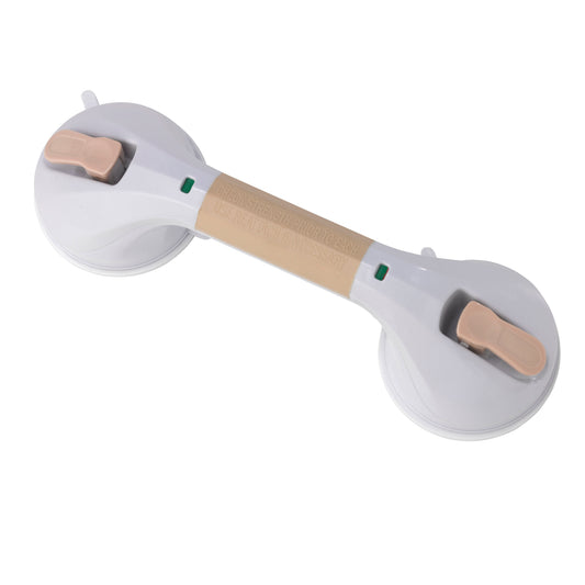 Drive Medical Suction Cup Grab Bar 12" White and Beige medical supply